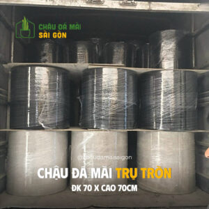 chậu đá mài tròn lớn